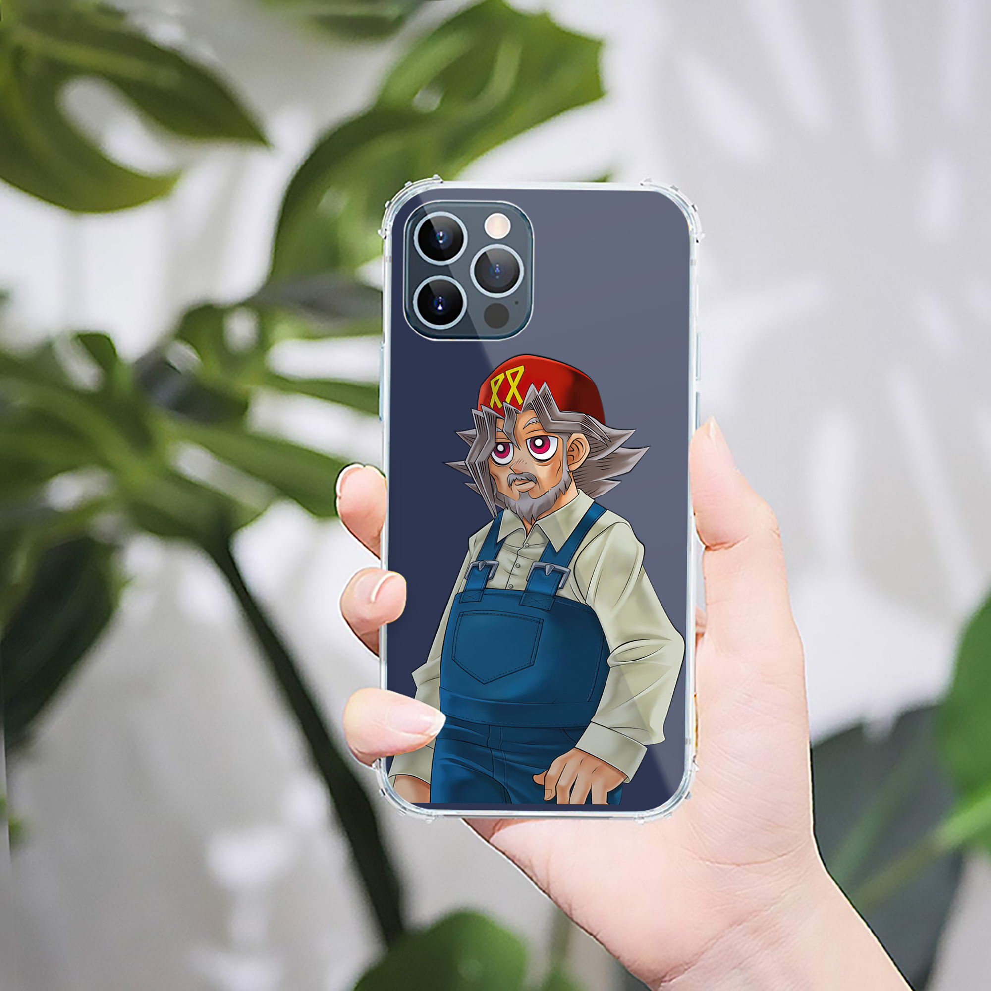 （画像用） 遊☆戯☆王 Yu-Gi-Oh! 【iPhone 12シリーズ対応】透明スマホケース（クリアソフトケース）